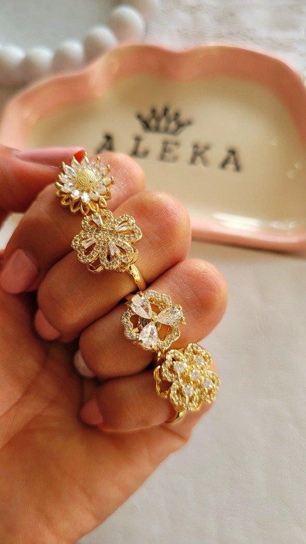 Producto - Anillos Giratorios dorado - 0