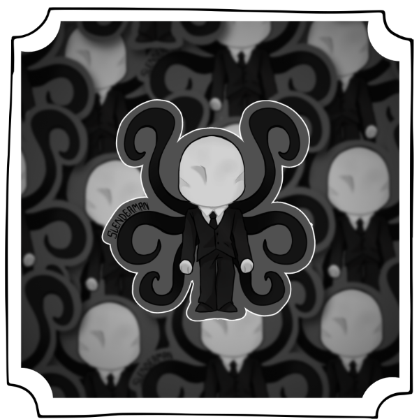 Producto - Sticker 8cm Slenderman