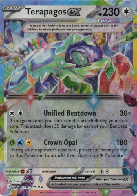 Producto - Terapagos ex (179/217) [Mega Evolution: Ascended Heroes]