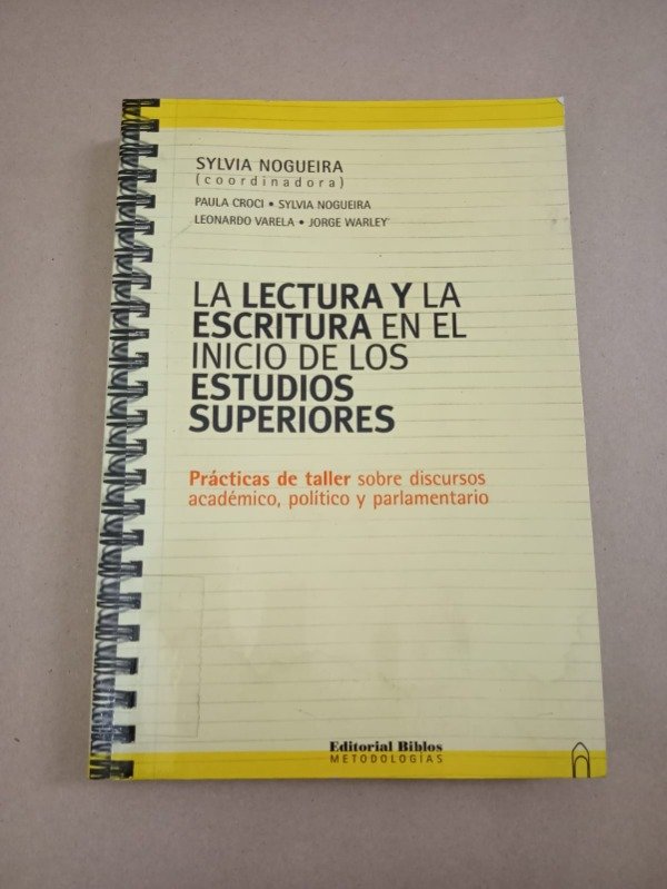 Producto - La lectura y la escritura en el inicio - Sylvia Nogueira - Biblos 2007 - 0