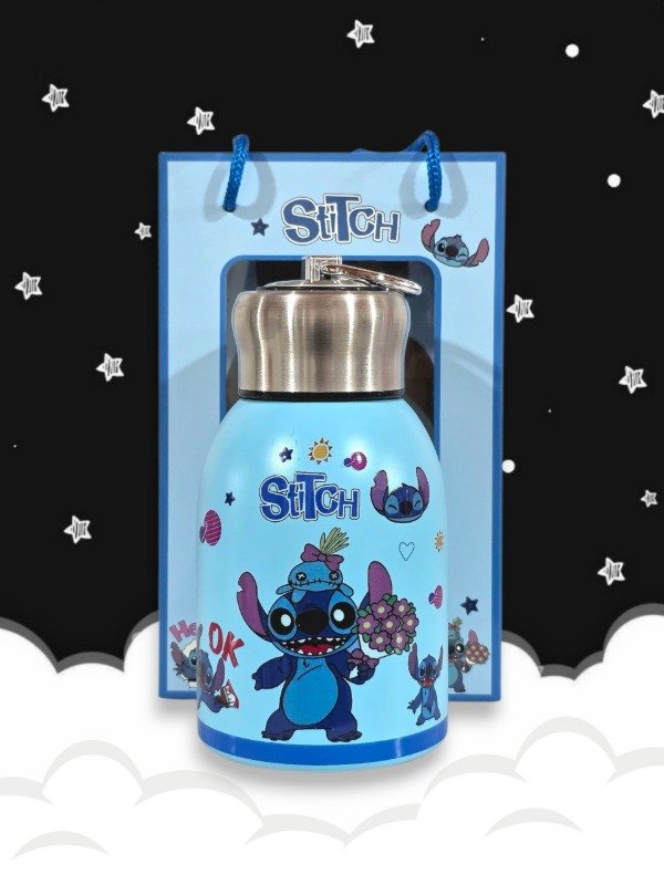Producto - Botella térmica en caja/bolsita: Stitch