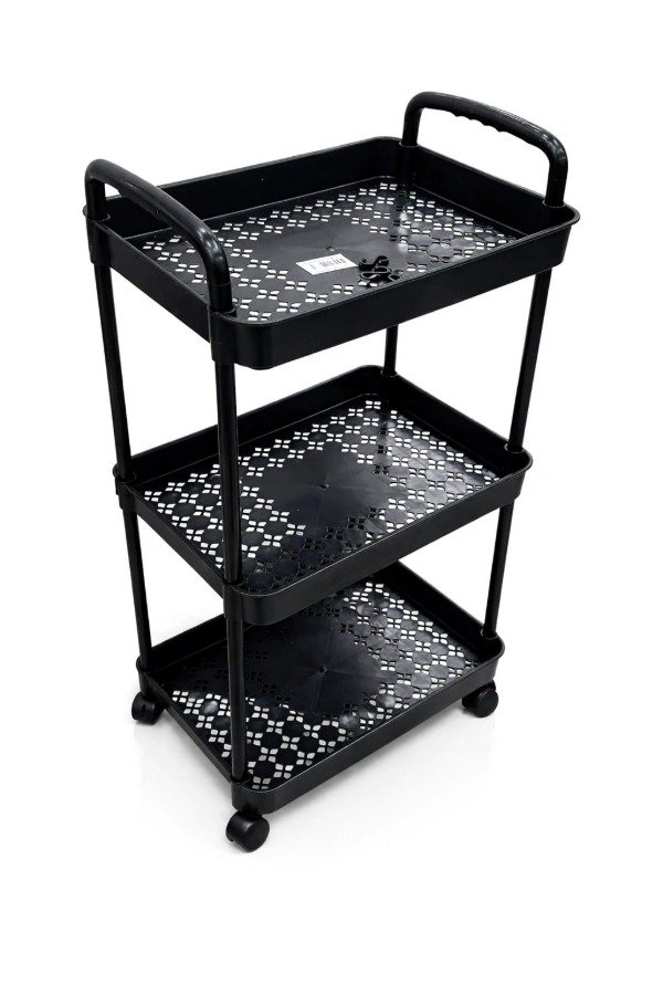 Producto - CARRITO AUXILIAR PVC DE 3 NIVELES COLOR SURTIDO