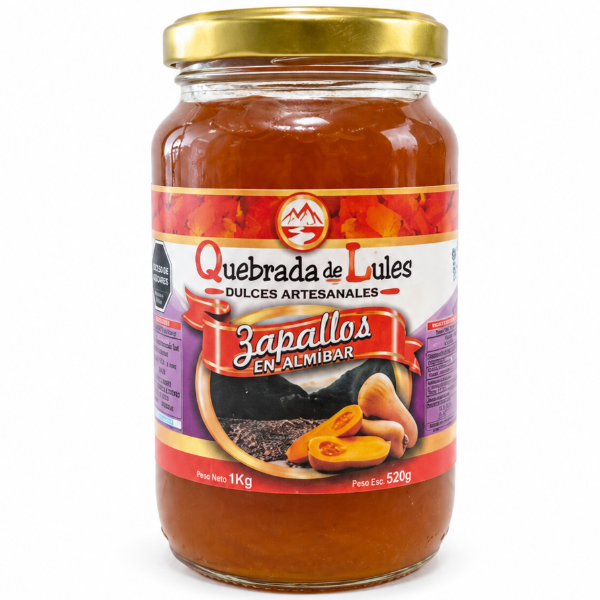 Producto - ZAPALLO EN ALMIBAR QUEBRADA LULES 470gr
