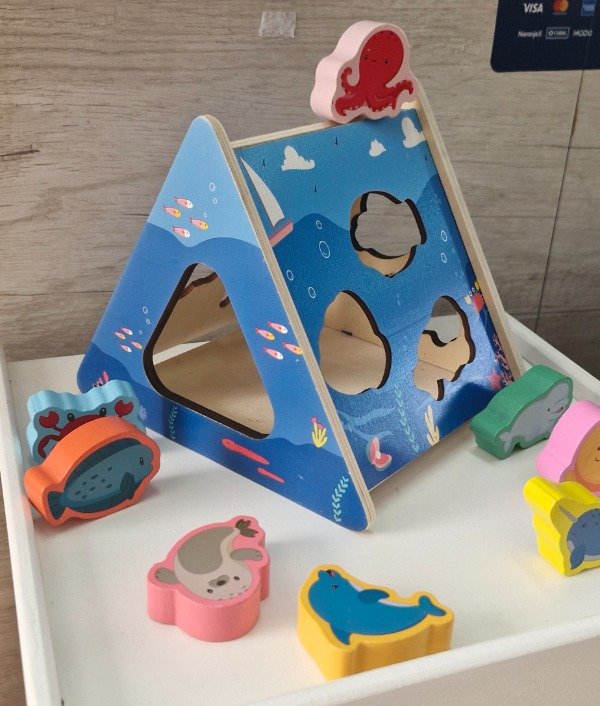 Producto - Juego De Clasificación De Formas Y Encaje Didáctico MAR