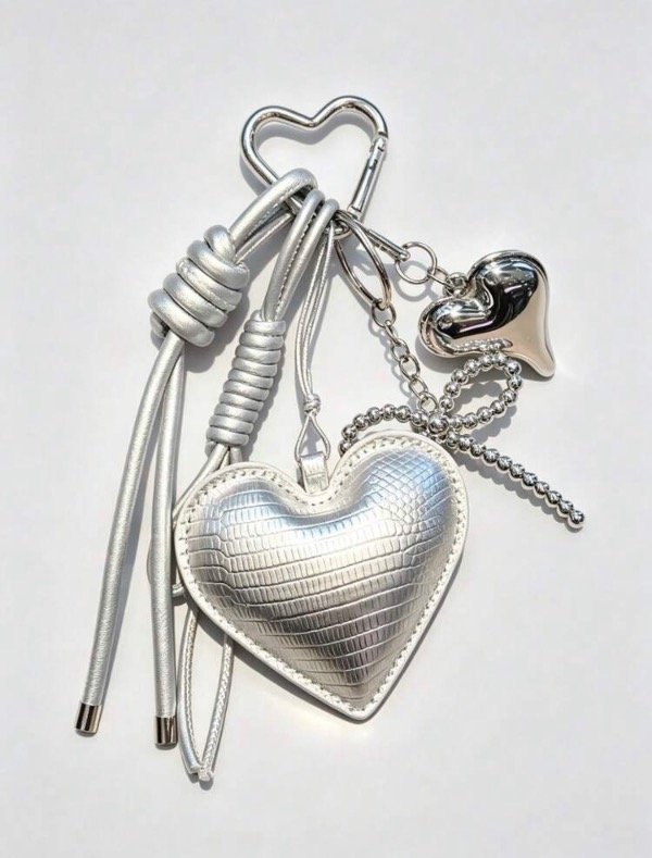 Producto - Llavero corazon plata