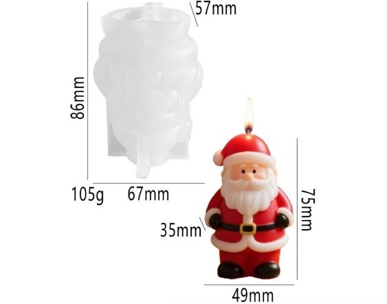 Producto - Molde de silicona para VELA/ NOEL 7