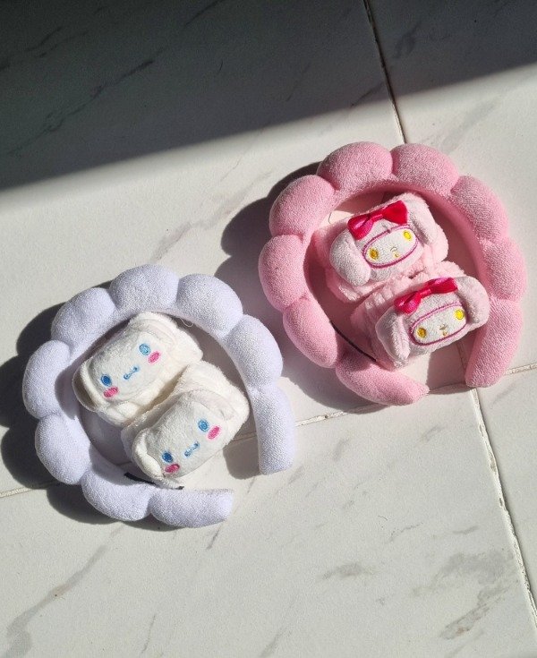Producto - Set de Vincha + muñequeras SANRIO