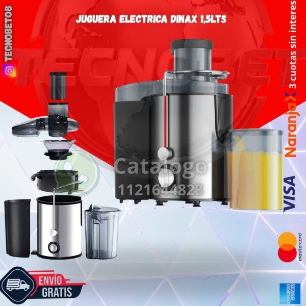 Producto - JUGUERA ELECTRICA DINAX 1,5LTS