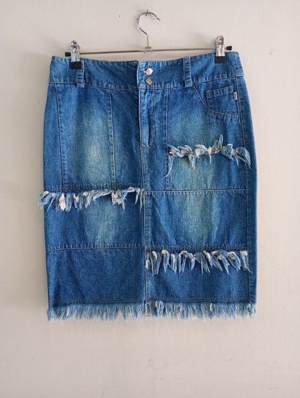 Producto - Pollera de jeans Flecos