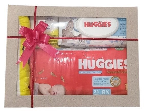 Producto - CAJA BIENVENIDA HUGGIES RN