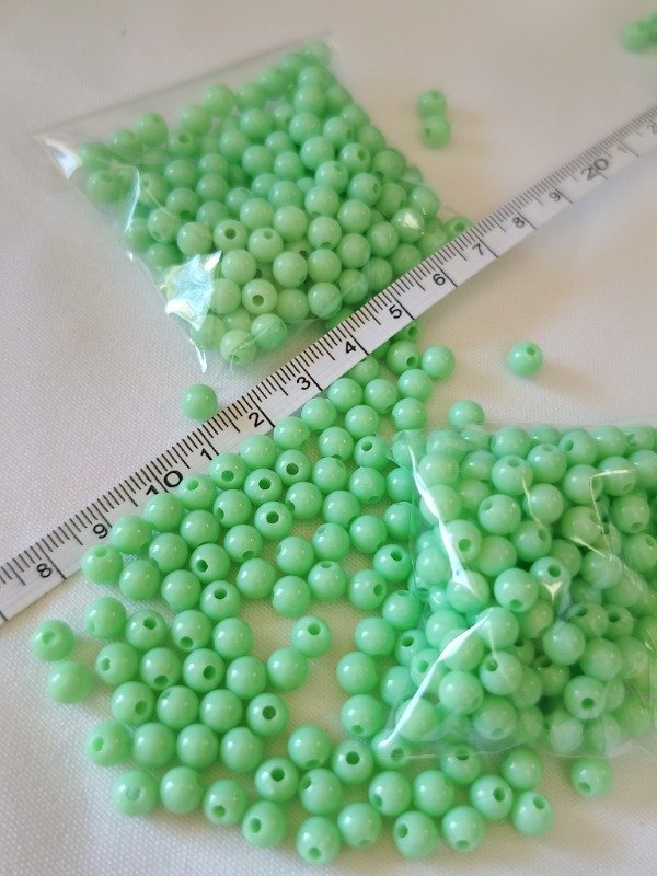 Producto - Bolitas verde agua 6 mm - 1