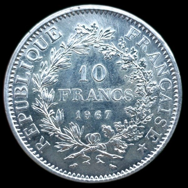 Producto - Francia 10 Francos 1967 Hércules Km#932 Aunc