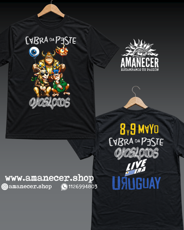 Producto - Remera Cabra Da Peste Y Ojos Locos en Uruguay - 0