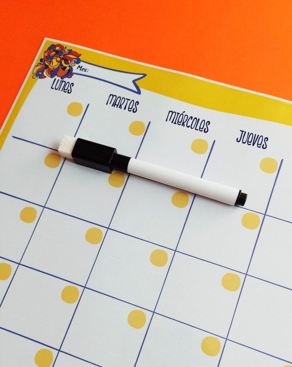 Producto - Pizarra Mensual RITMO OTOÑAL