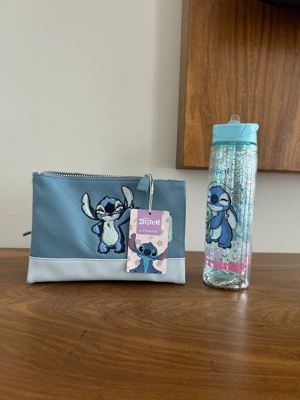 Producto - Stitch combo bolsito + botella