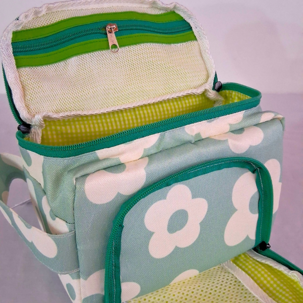 Producto - Cartu Dominique flores verdes