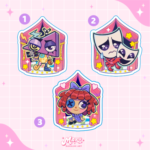 Producto - Digital Circus 2 - Stickers - 0
