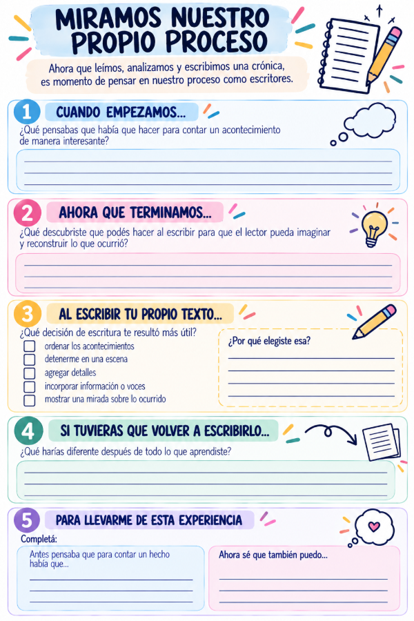 Producto - CUADERNILLO CRÓNICA Y NOTICIA - 1