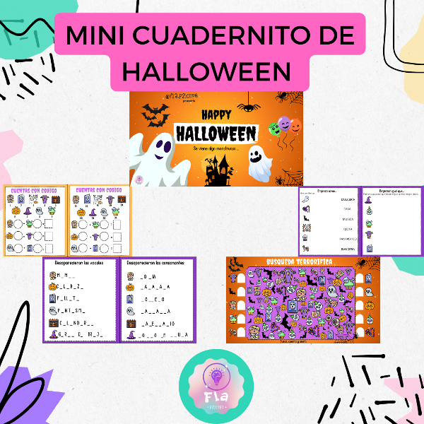 Producto - Mini cuadernito de HALLOWEEN