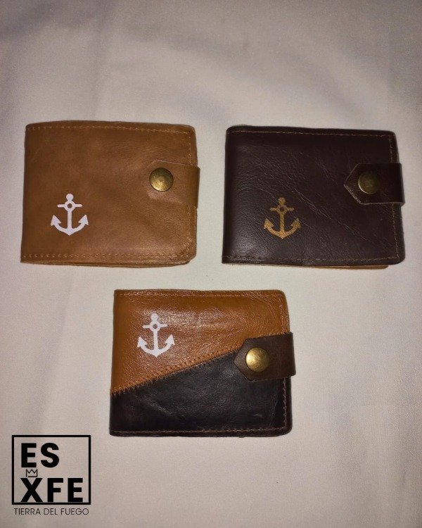 Producto - Billetera "Ancla de mi Fe" con broche