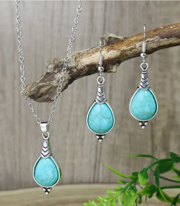 Producto - CONJUNTO COLLAR + AROS BOHO II