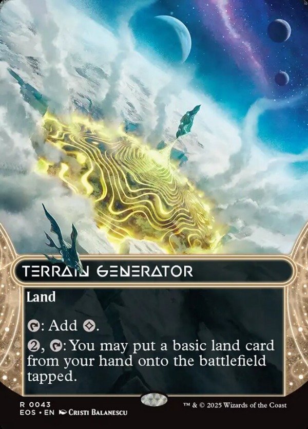 Producto - Terrain Generator #43 Borderless  Edge of Eternities Stellar Sights