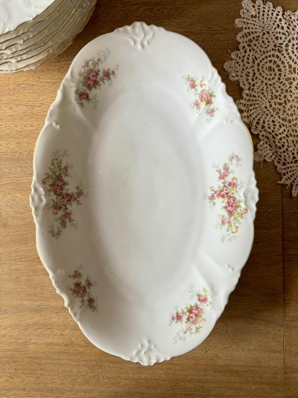 Producto - Fuente ovalada de porcelana