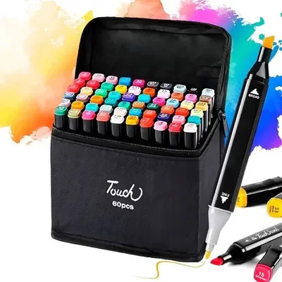 Producto - 60 Marcadores Doble Punta Touch