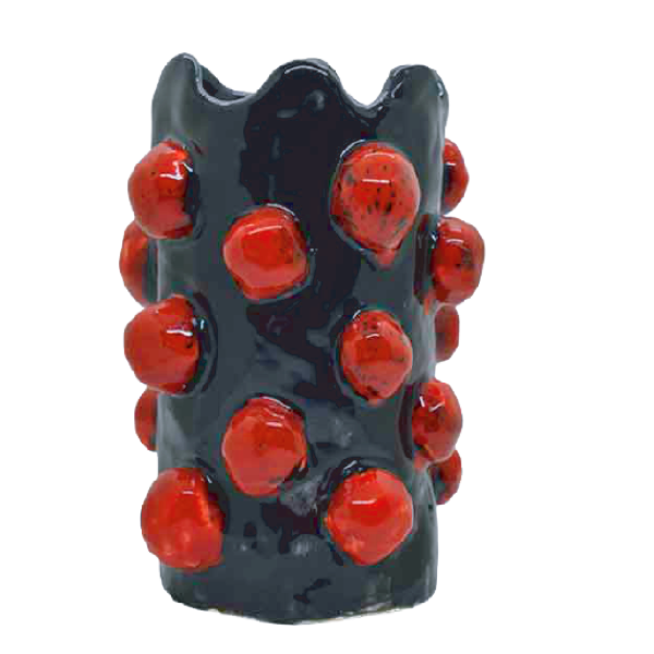 Producto - JARRON NEGRO EN BOLAS