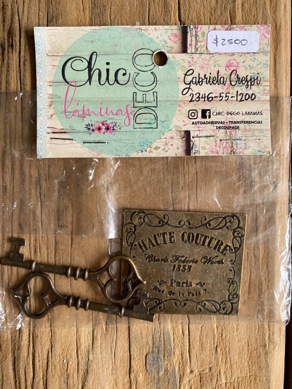 Producto - Pack Haute couture - llaves