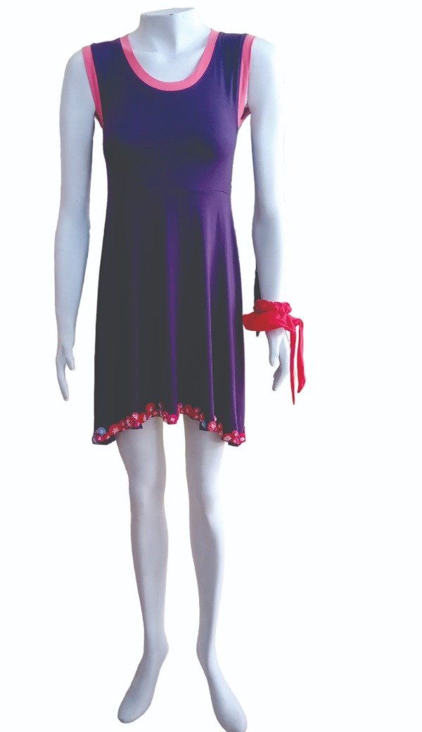 Producto - Vestido Claudia- Talle 1 (equivale a talle 38)- Violeta