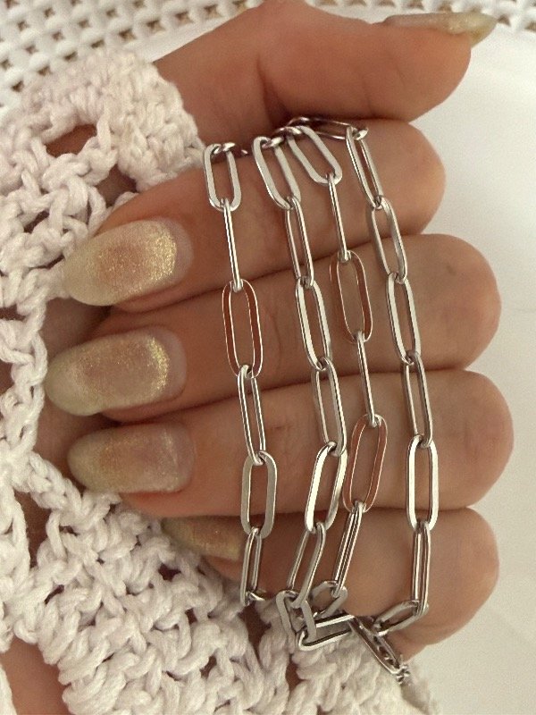 Producto - C428 Cadena eslabón long 70 cm acero quirúrgico