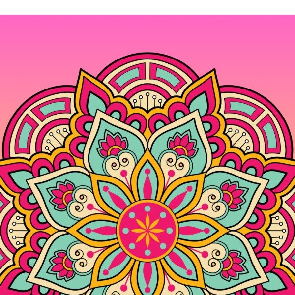 Producto - Almohadilla ocular Mandala FLOR