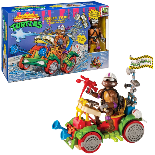 Producto - Tortugas Ninja Classic Toilet Taxi Donatello 40 Aniversario