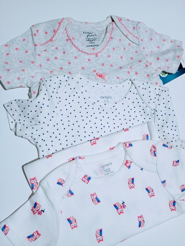 Producto - Set x3 Bodies MC Beba Lechuza