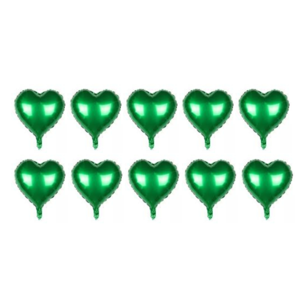 Producto - Globo mini corazón 5" color verde x10un
