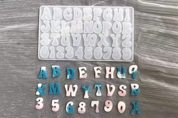 Producto - Molde de letras y números Estilo pop MR477