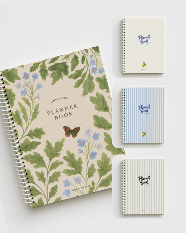 Producto - Agenda "Planner Book" 2026 - Organiza y Triunfarás