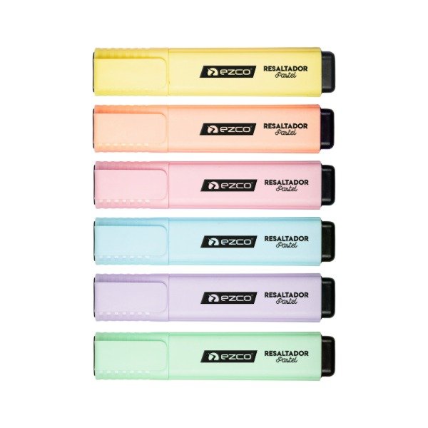 Producto - Resaltador Ezco pastel punta biselada