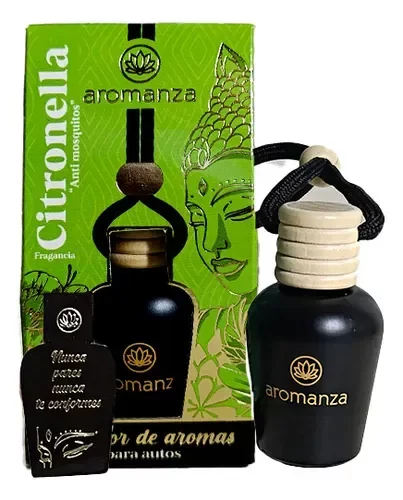 Producto - Difusor para autos BLACK AROMANZA CITRONELLA 12ml