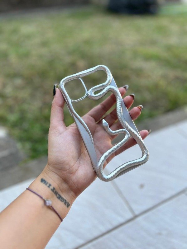 Producto - Funda snake plateado (cliquear modelo)