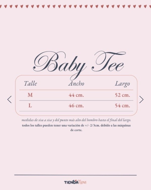 Producto - BABY TEE COMBINADA LALI - 1