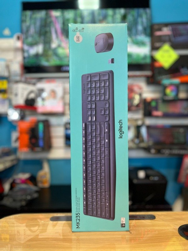 Producto - combo teclado/mouse Logitech MK235