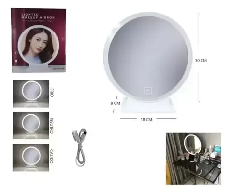 Producto - OT843 ESPEJO LED GIGANTE 30CM