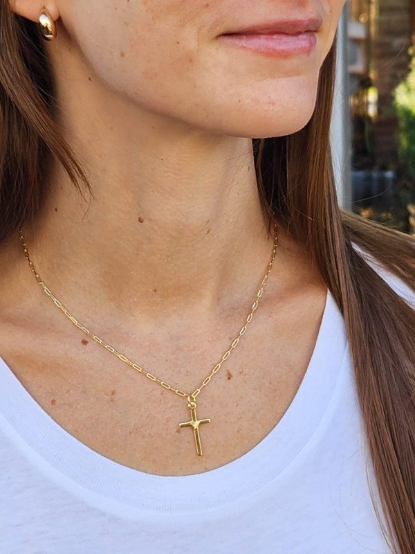 Producto - Collar Cruz anudada - 1