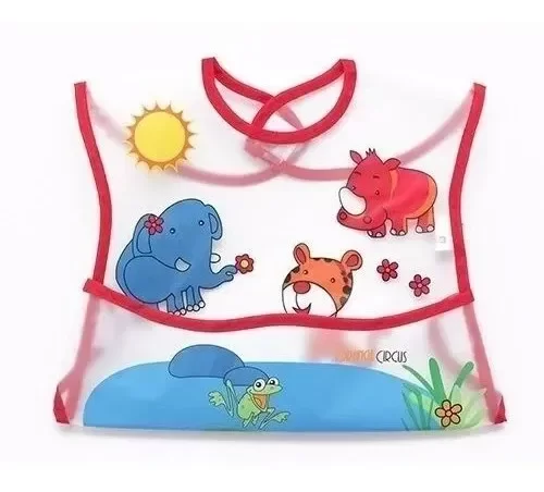 Producto - Babero Vinilico Bolsillo Con Abrojo Love