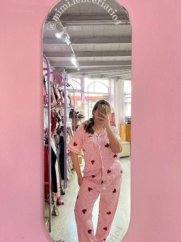 Producto - PIJAMA CAMISERO ESTAMPADO - M/L al 2XL/3XL