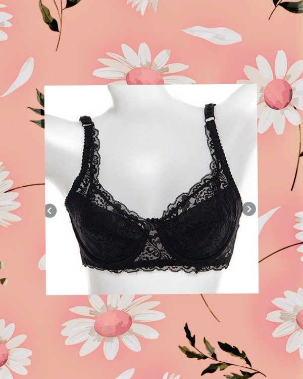 Producto - Corpiño de encaje Negro T105