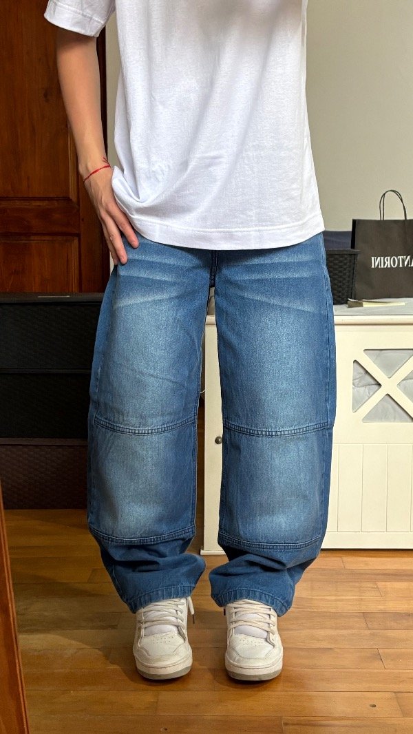 Producto - JEAN BAGGY AZUL LISO