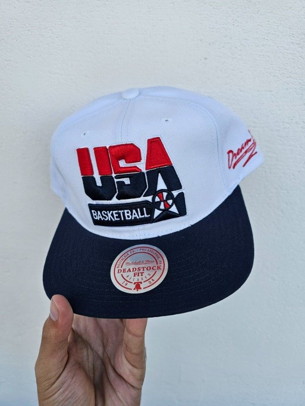 Usa basketball dream team '92 mitchell and ness snapback high crown
